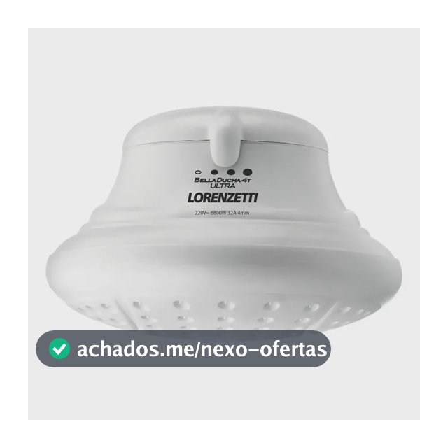 Chuveiro Bella Ducha 4T Ultra Lorenzetti Elétrica