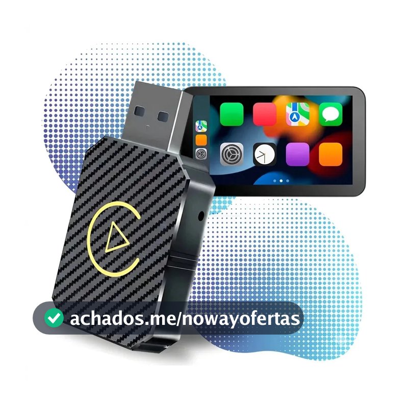 Carplay Adaptador Sem Fio Car Play Android Auto 2 Em 1 Usb Car Play Wireless Automático