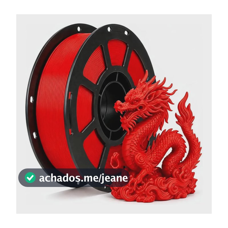 Petg Filamento De Impressora Premium 3d Petg 1,75mm 1kg Vermelho