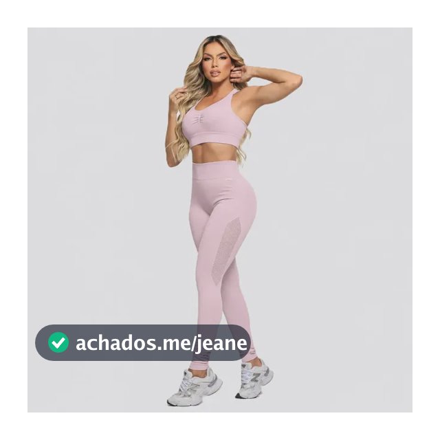 Conjunto Selene Feminino Academia Top E Legging Sem Costura