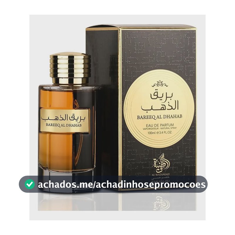 Bareeq Al Dhahab Al Wataniah Perfume Árabe 100ml Eau De Parfum