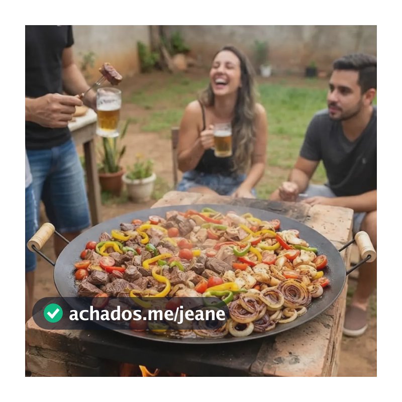 Disco De Arado 70cm Gigante Chapa Churrasco Grande Porções