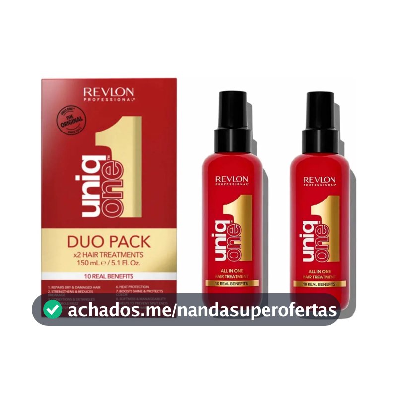 Pack X2 Unidades Unique One Revlon Professional Tudo Em Um
