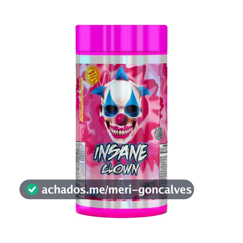 Suplemento em pó Demons Lab Beta alanina Pré Treino Insane Clown 350g Demons sabor Tutti frutti x 350g