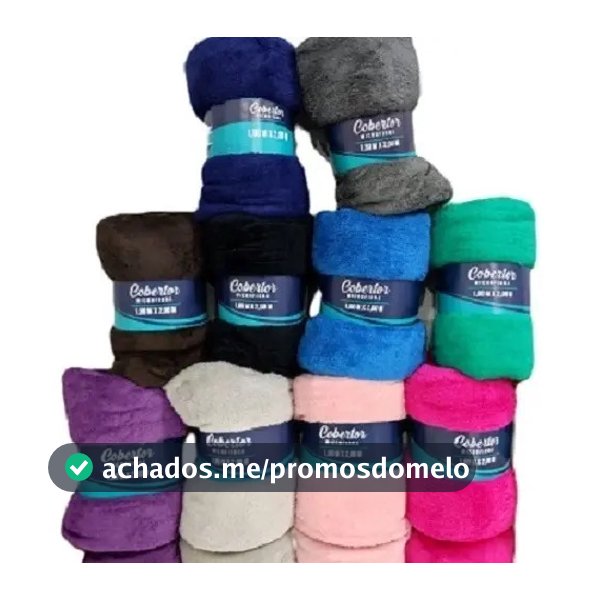 Kit 2 Cobertor Mantinha Microfibra Casal Manta Macia Diversas Cores Lisa Sortida