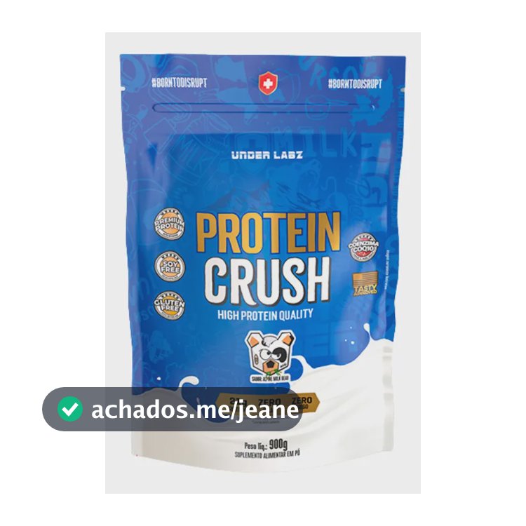 Proteína Under Labz Whey concentrado Crush em pó sabor Alpine Milkbear x 900g