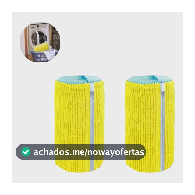 Kit 2 Saco Para Lavar Sapatos Na Máquina De Lavar Prático Kit 2 Aleatoria