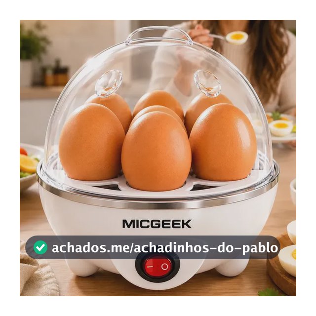 Cozedor De Ovos Automático Panela A Vapor Elétrica Legumes Elétrica Portátil Prático Rápido 7 Ovos Em 5min Micgeek