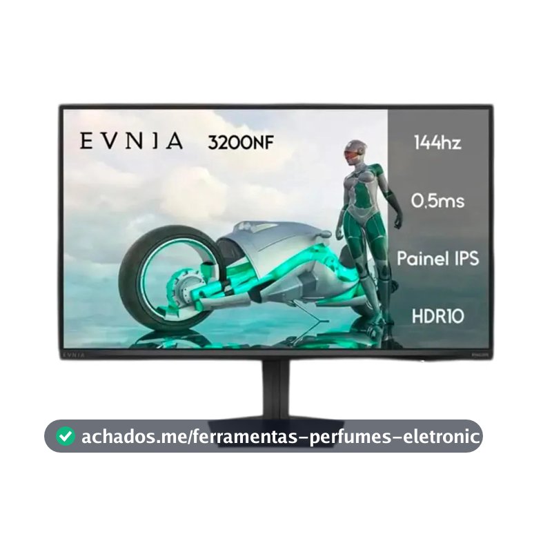 Monitor Gamer Philips Evnia 27'' Ips 144Hz 0.5ms Fhd27m2n3200nf Preto
