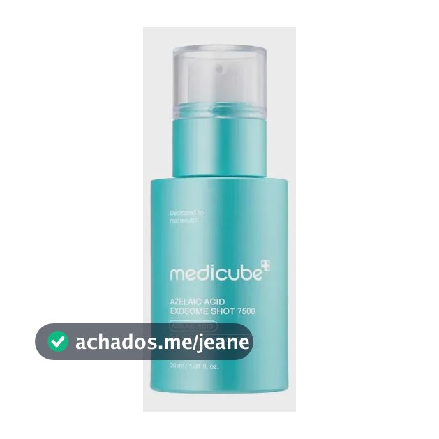 Sérum Facial Medicube Azelaic Acid Exosome Shot 7500 30ml para Manchas, Textura e Uniformização da Pele
