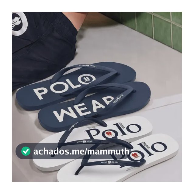 Kit 2 Chinelos Estampados Polo Wear