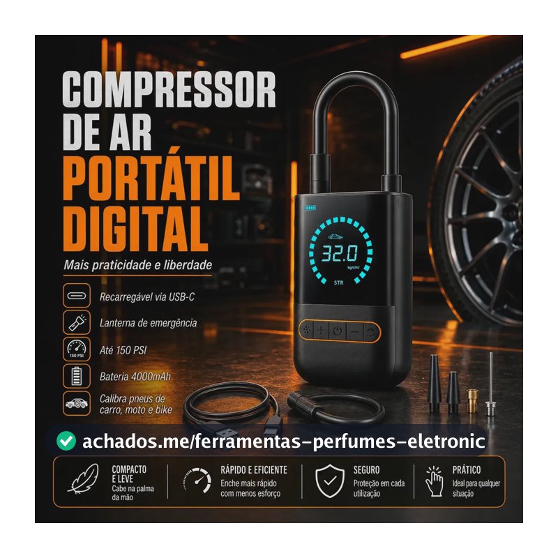 Compressor De Ar Mini Bomba Calibrador De Ar Portátil Recarregável Para Pneus De Bicicleta Moto Carro Bolas Infláveis