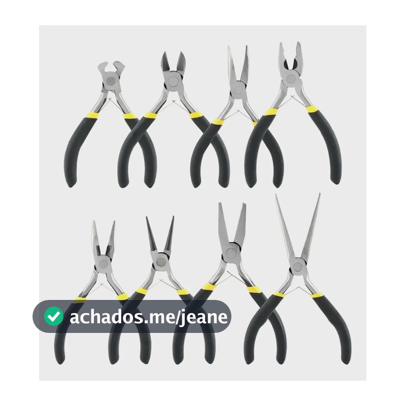 Kit 8 Alicates Anti Estática Eletrônica Bijuteria  Artes Diy