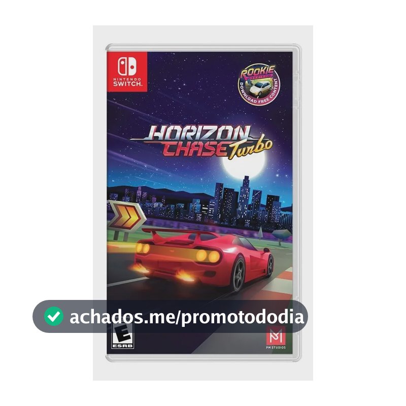 Horizon Chase Turbo Night Cover (físico) Switch [eua] Novo
