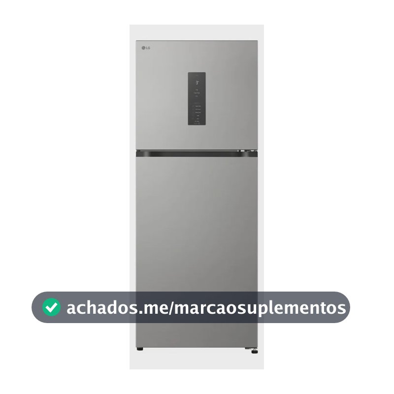 Geladeira LG Inverter 476l Duplex Bivolt Inox (gb-b472pfsf) Prateado