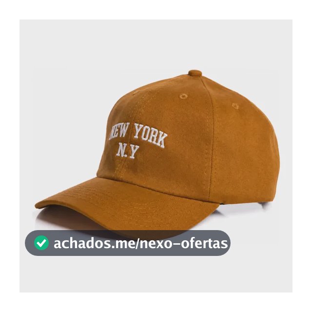Boné New York Ny Fitão Aba Curva Blogueira Strapback Unissex