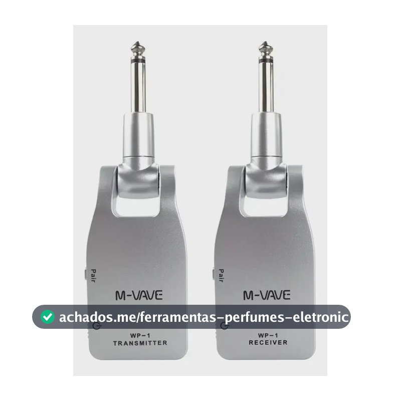 Transmissor e Receptor Sem Fio para Guitarra M-Vave WP-1 2.4G 30m Bateria Recarregável