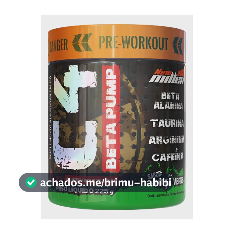 Suplemento em Pó C4 Beta Pump 225g New Millen Sabor Maçã verde