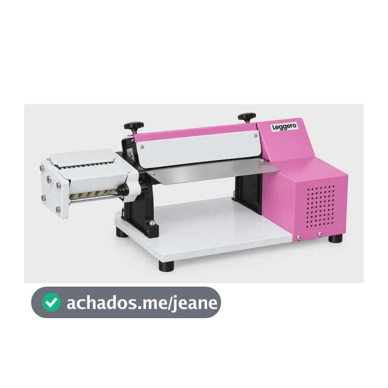 Cilindro Laminador Elétrico 28cm Massas Talharim Leggero 127v