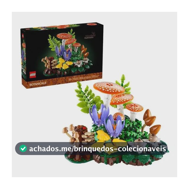 Lego Botanicals Cogumelos Silvestres 806