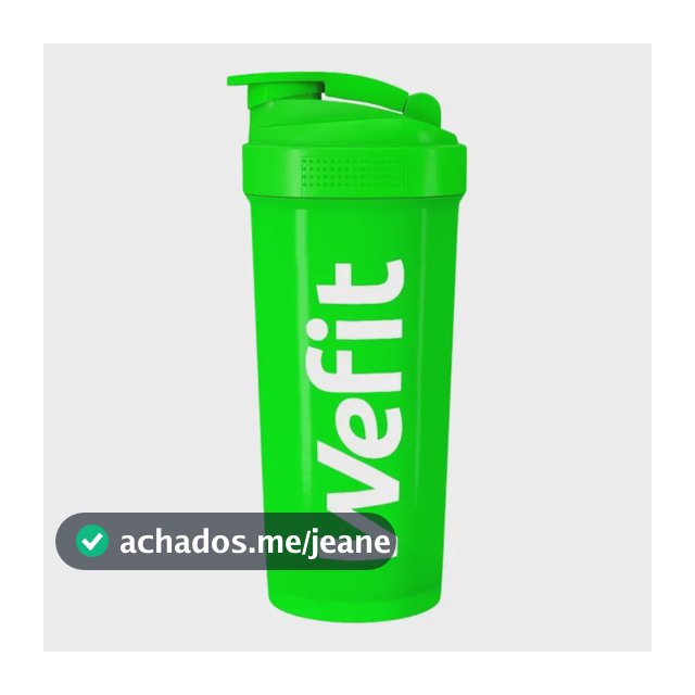 Coqueteleira Wefit 600ml Estampada Total Verde Verde