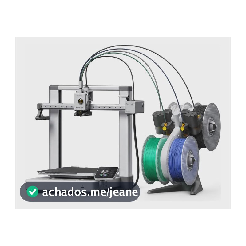 Impressora 3d Bambu Lab A1 Combo Ams Lite 4 Cores Fdm Wi-fi 127v Cinza