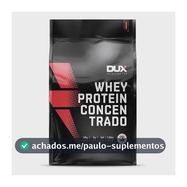 Whey Protein Concentrado Dux Nutrition 1.8 Kg Sabor Chocolate