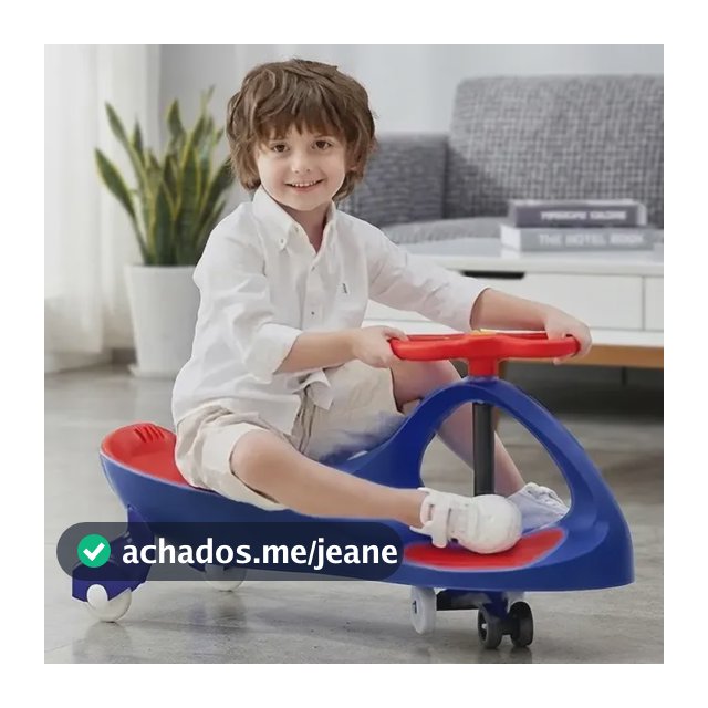 Carrinho Zippy Car Rolemã Infantil Ginga Até 100kg + 3 Anos