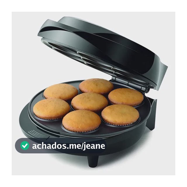 Máquina De Cupcake Pratic Ck-01 1000w Preto/Inox Mondial