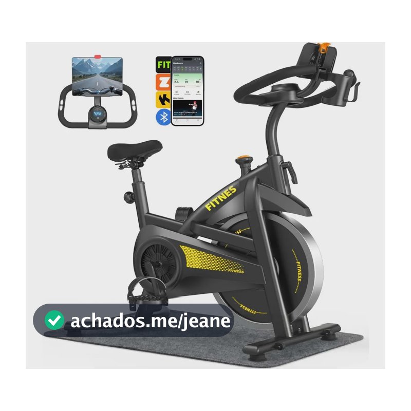 Bicicleta Ergométrica Spinning Rmira Conexão Bluetooth 12kg 150kg