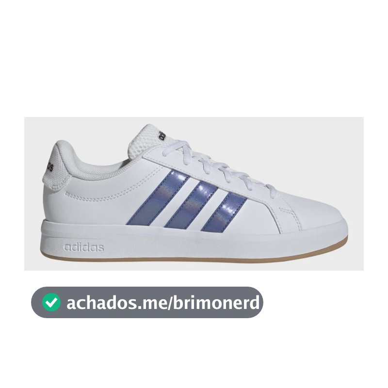 Tênis Feminino Grand Court Base 3.0 adidas Branco Liso 39 Br
