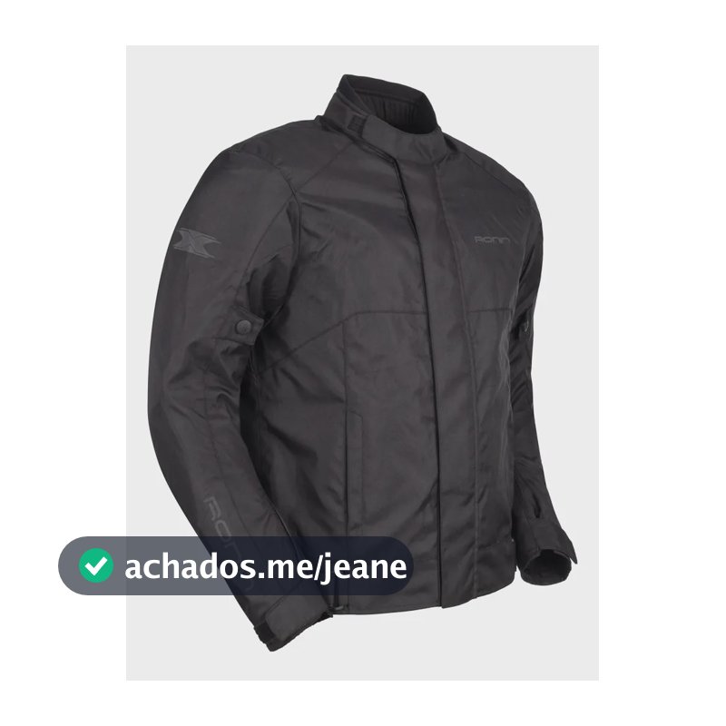 Jaqueta Texx Ronin Moto Masculina Impermeável Motociclista Preto G