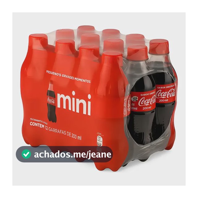Refrigerante Coca-cola Original Pet 200ml - 12 Unidades - Fardo