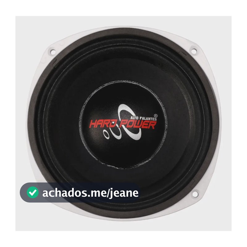 Alto Falante Woofer 10 Pol Hardpower Hp400 400w Rms 8ohms Branco