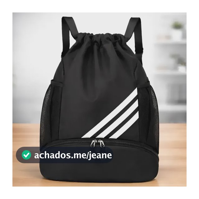Bolsa Mochila Saco Costas Academia Trabalho Unissex Espaçosa