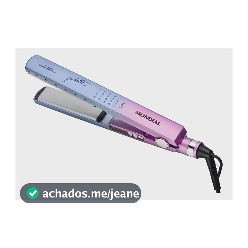Prancha Chapinha Mondial By Juliette Colors P-ju-03 Bivolt Azul