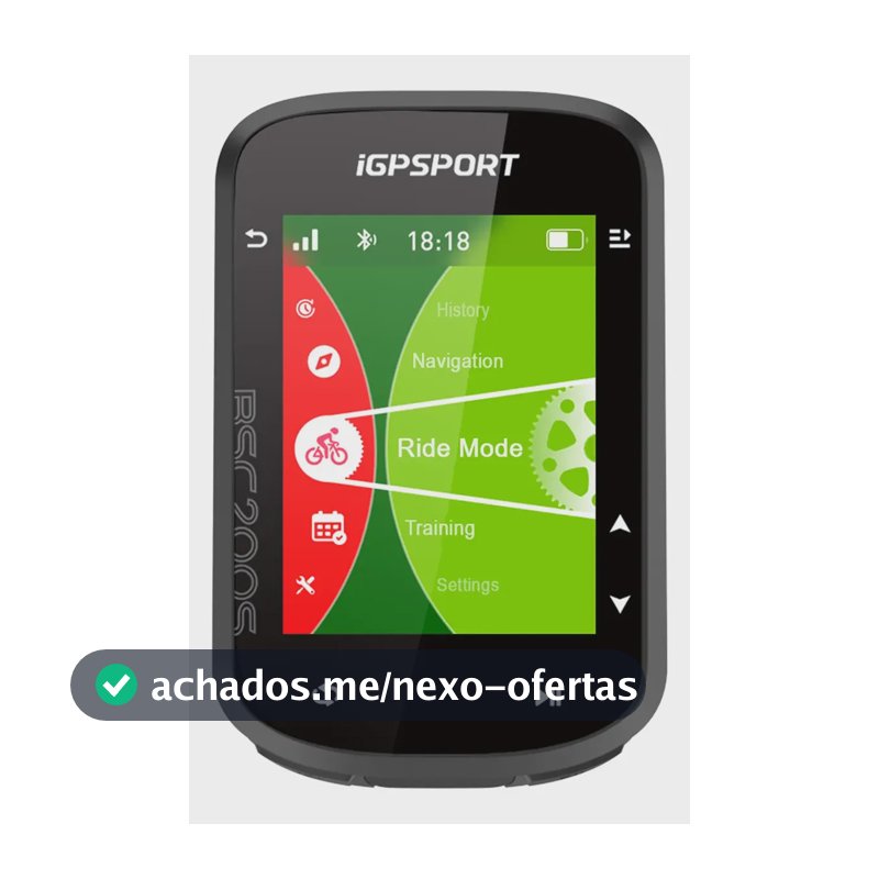 Ciclocomputador Igpsport Bsc200s Gps Para Ciclismo Com Rota