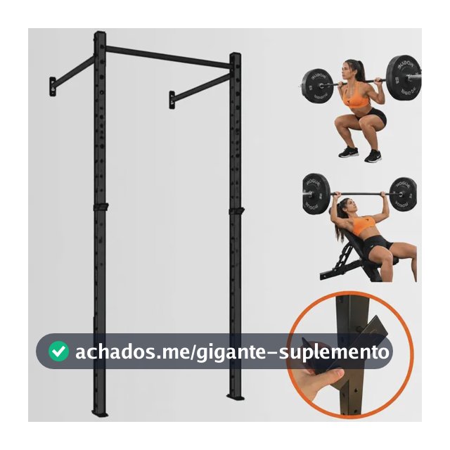 Rack De 01 Baia/módulo Simples Crossfit - Oficina Fitness