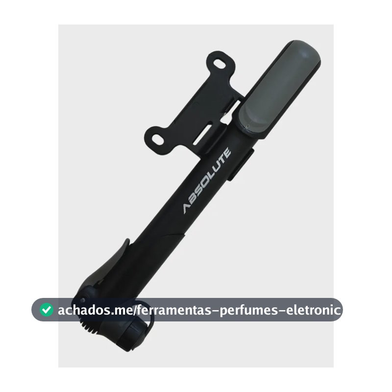 Bomba Encher Pneu Bike Absolute Nero Mini Cor Preto