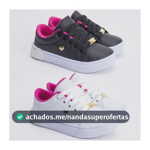 Kit 2 Tênis De Menina Leve E Confortavel 25 - 36 Envio Já