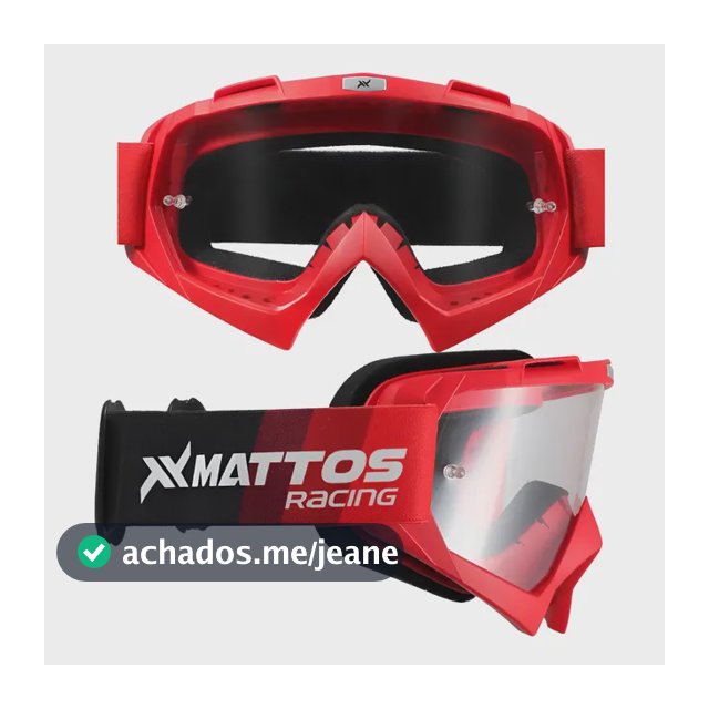 Oculos Motocross Trilha Motociclismo Transparente Moto