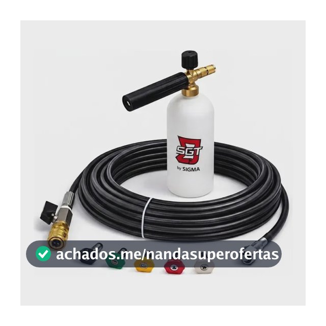 Snow Foam Registro Bicos Coloridos 10m Mangueira Wap Ousada Preto