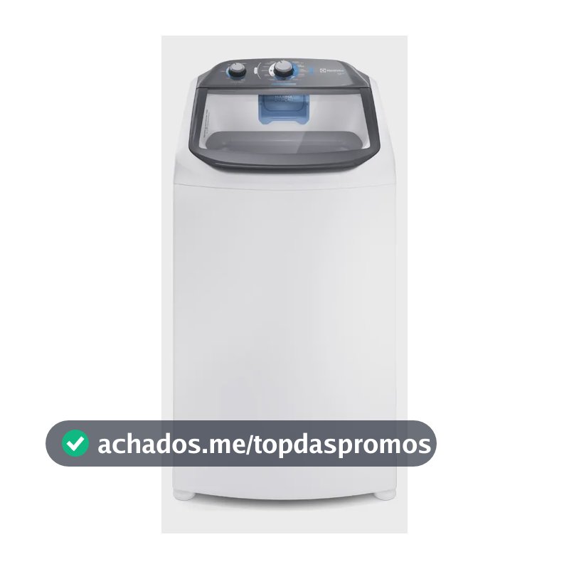 Máquina de Lavar Electrolux 13kg Cesto Inox LDA13 Branco