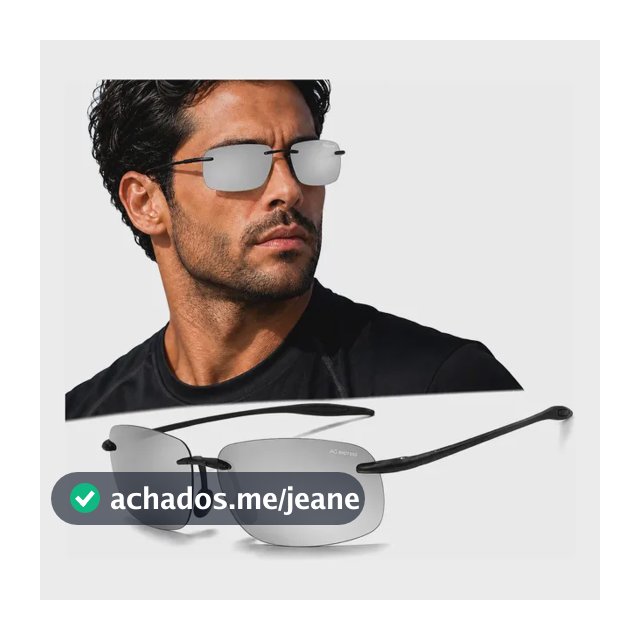 Óculos Dsol Classic Sports Country Sem Aro Moldura Ultraleve Prata Espelhada Luz