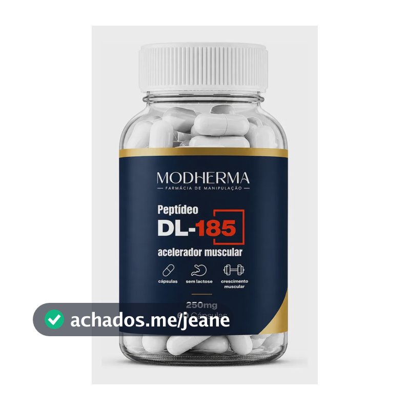 Peptideo Dl 185 250mg 60 Cápsulas Suplemento Alimentar Sem Sabor