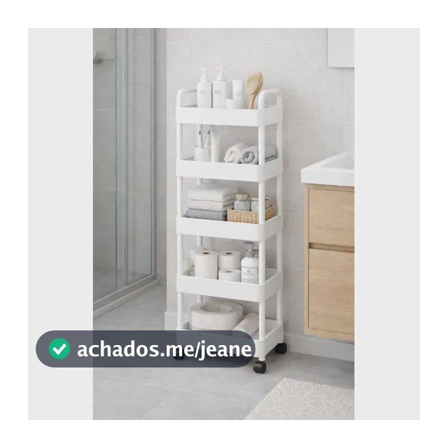 Carrinho Organizador 5 Andar Multiuso Cozinha Sala Banheiro