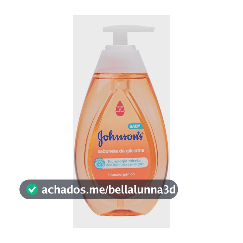 Sabonete Líquido Glicerina Da Cabeça Aos Pés Johnson's Baby, 400ml