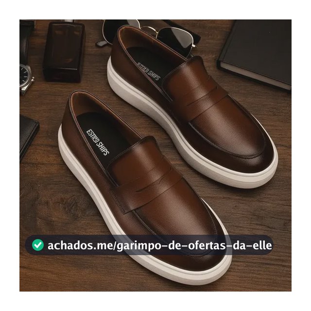 Mocassim Masculino Loafer Casual Premium Couro Confortável