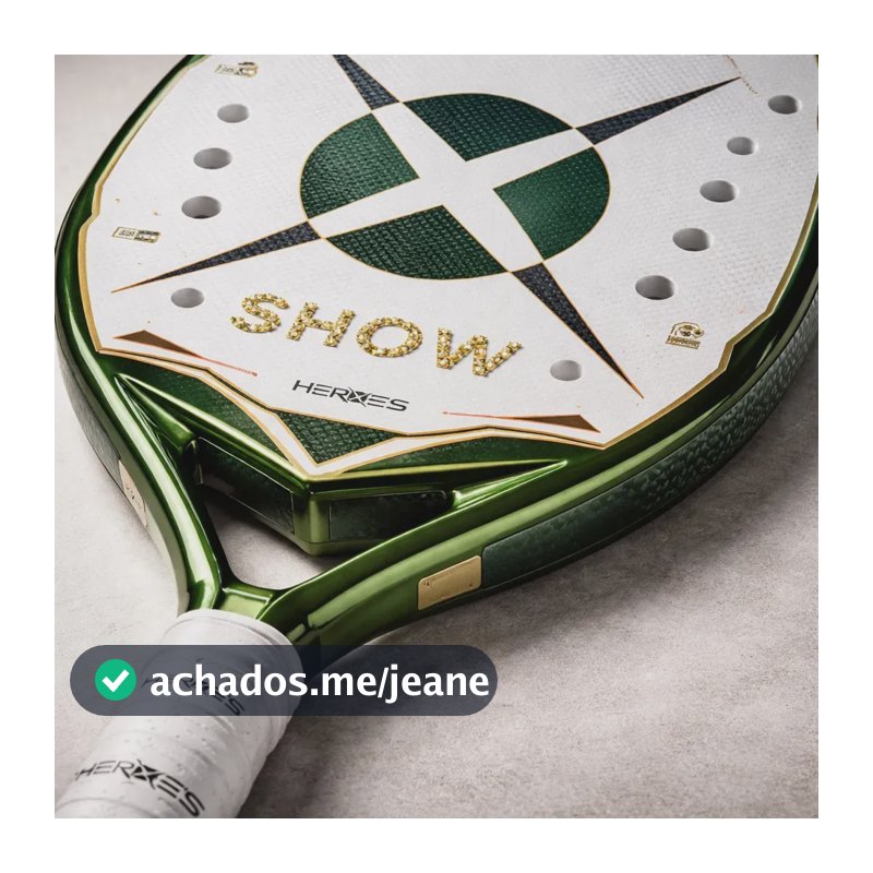 Raquete Heroe's Show 2025 - Edição Limitada Branco E Verde