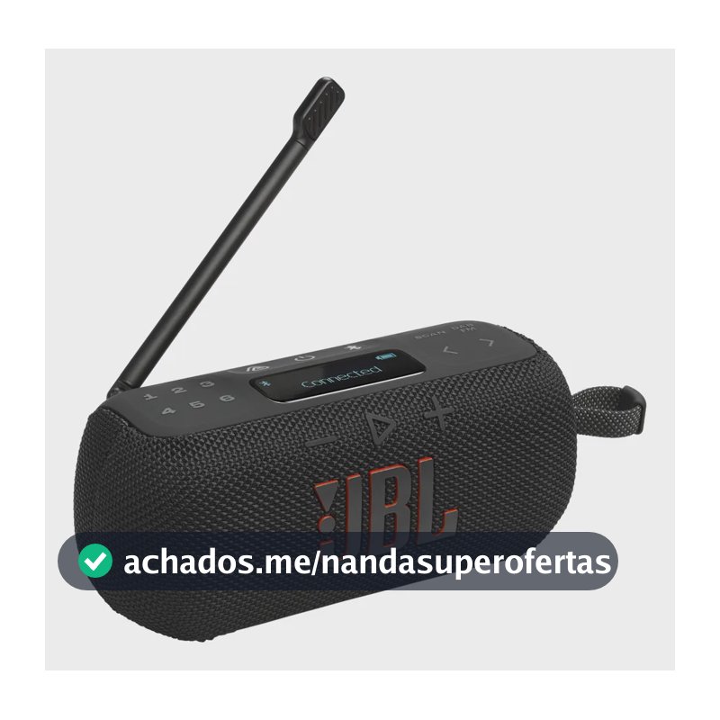 Caixa De Som Portátil Jbl Tuner 3 Com Bluetooth E Rádio Fm P